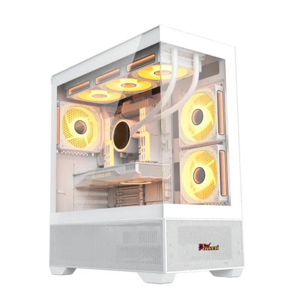 PC Power ICE TOWER WH Desktop Casing image 1