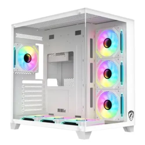 PC Power ICEBERG V3 WH Mid Tower Gaming Casing image 1
