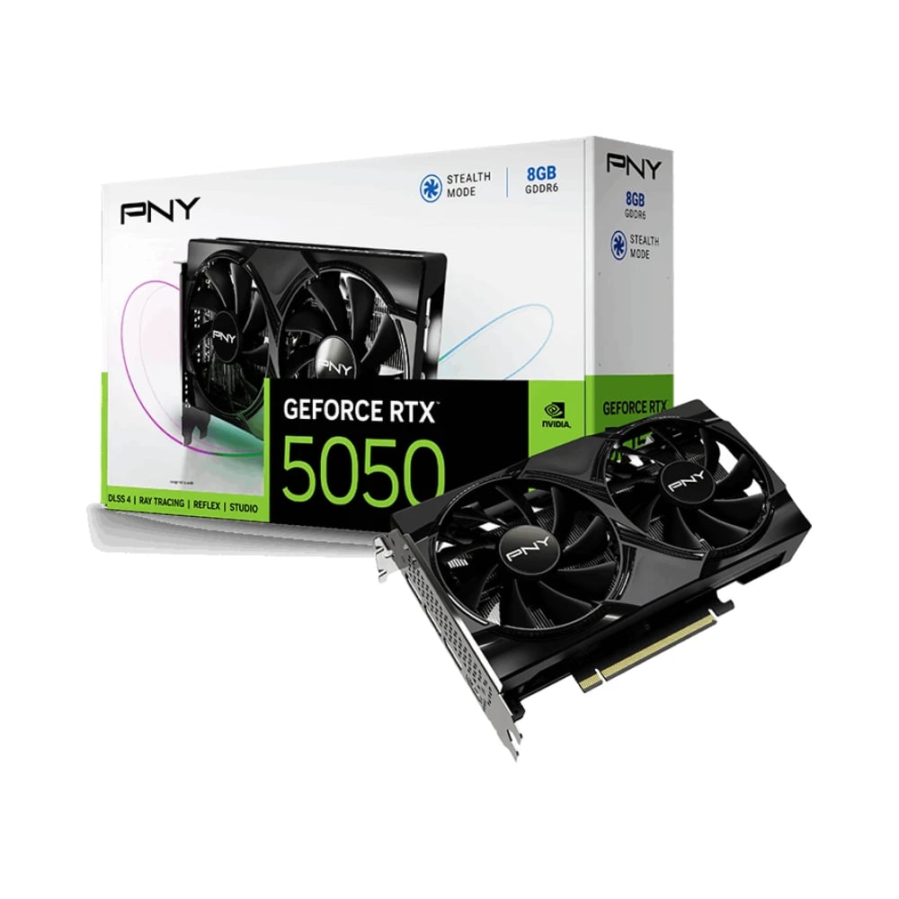 PNY GeForce RTX 5050 8GB Dual Fan GDDR6 Graphics Card image 1