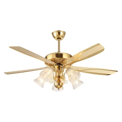 Qulik Luxoria UL 52" Ceiling Fan With Light and Remote image 1