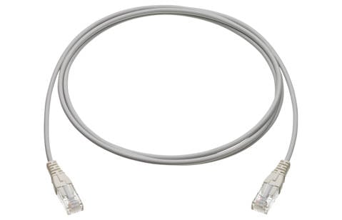 R&M CAT6 U/UTP 4P LSZH 2 Meter Grey Patch Cord image 1