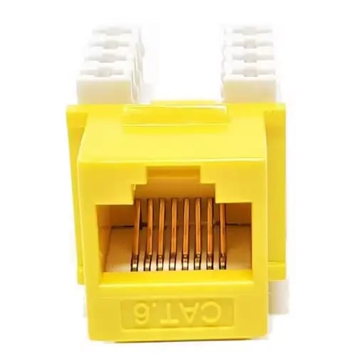 Safenet 35-3010YL Cat6 Modular Jack Yellow image 1