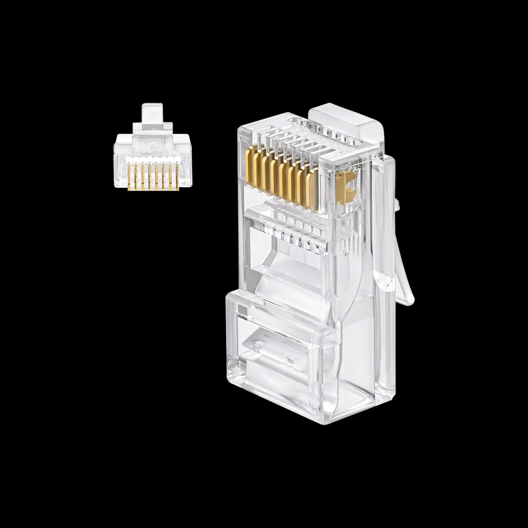 Safenet 36-3000WT-CE Cat6 8P8C RJ45 Connector (50 Pcs) image 1