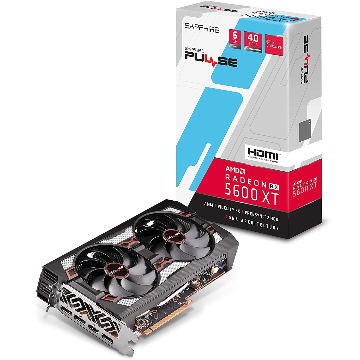 Sapphire Pulse Radeon RX 5600 XT BE 6GB Graphics Card image 1