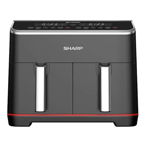 Sharp KF-DF80RT-K3 8L Double Basket Air Fryer image 1