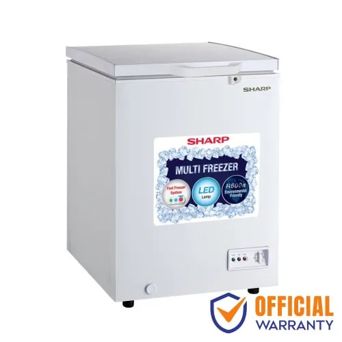 Sharp SJC-118-WH 110 Liters Deep Freezer image 1