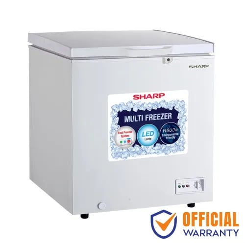 Sharp SJC-168-WH 160 Liters Deep Freezer image 1