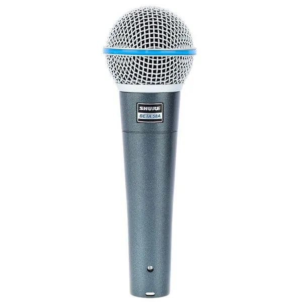 Shure Beta 58A Supercardioid Dynamic Vocal Microphone image 1