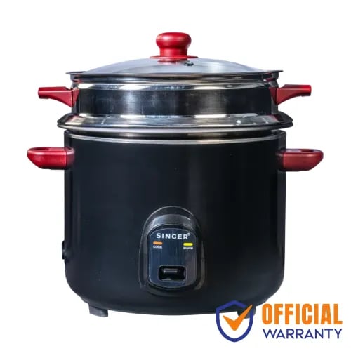 Singer 28STEAMCHEF-SSMT-RBK 2.8 L Rice Cooker image 1