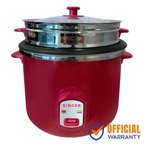 Singer B2800DELUX 2.8 L Rice Cooker Pink image 1