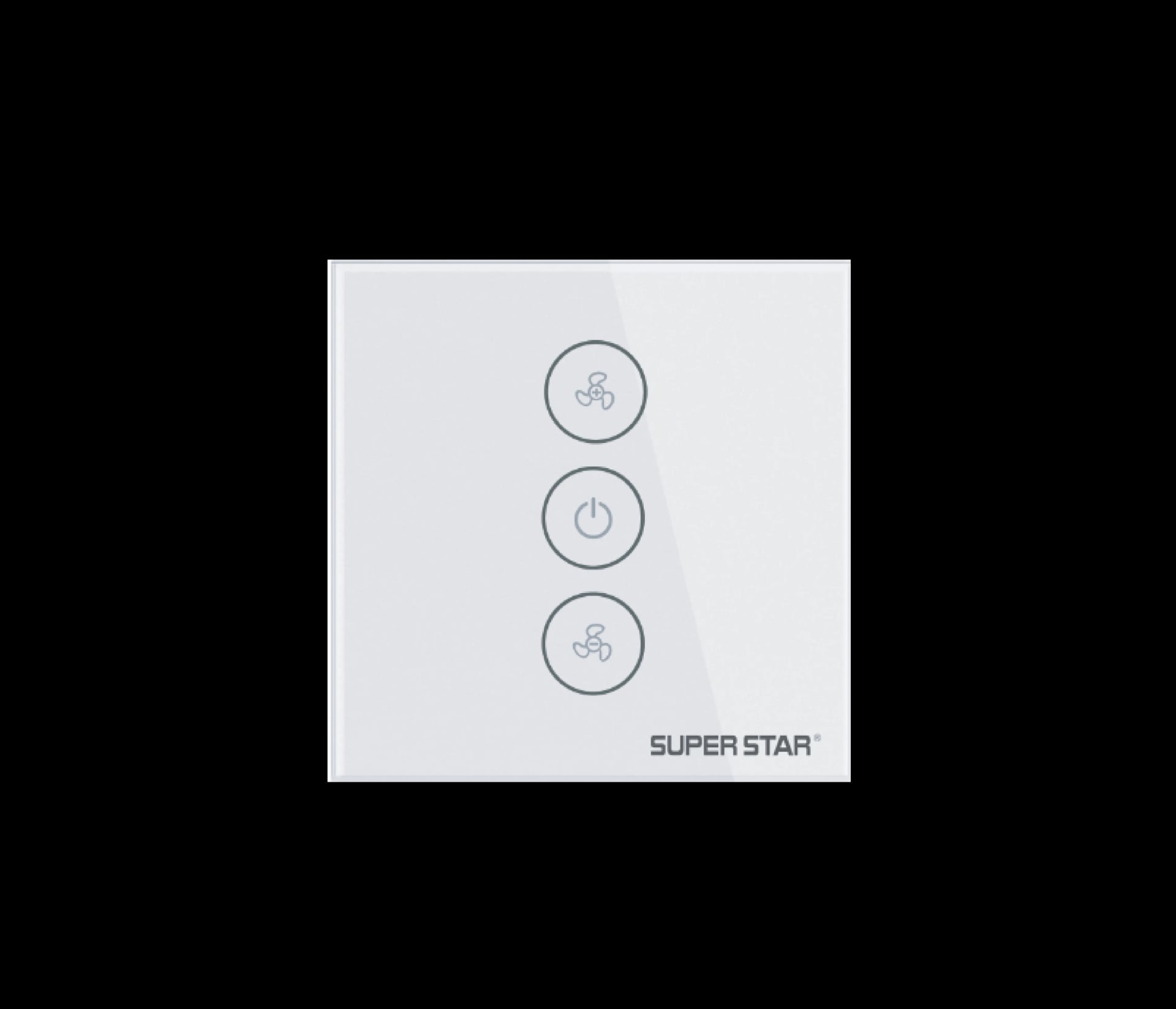 Smart Zen WIFI Touch Fan Regulator (White) image 1
