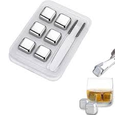 Stainless Steal ICE CUBES image 1