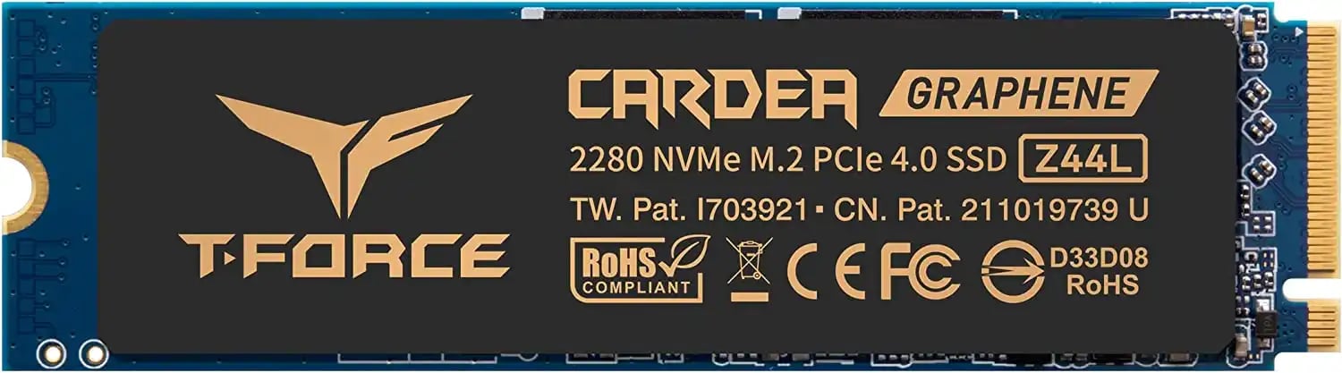 Team T-FORCE CARDEA Z44L M.2 PCIe 250GB Gaming SSD image 1