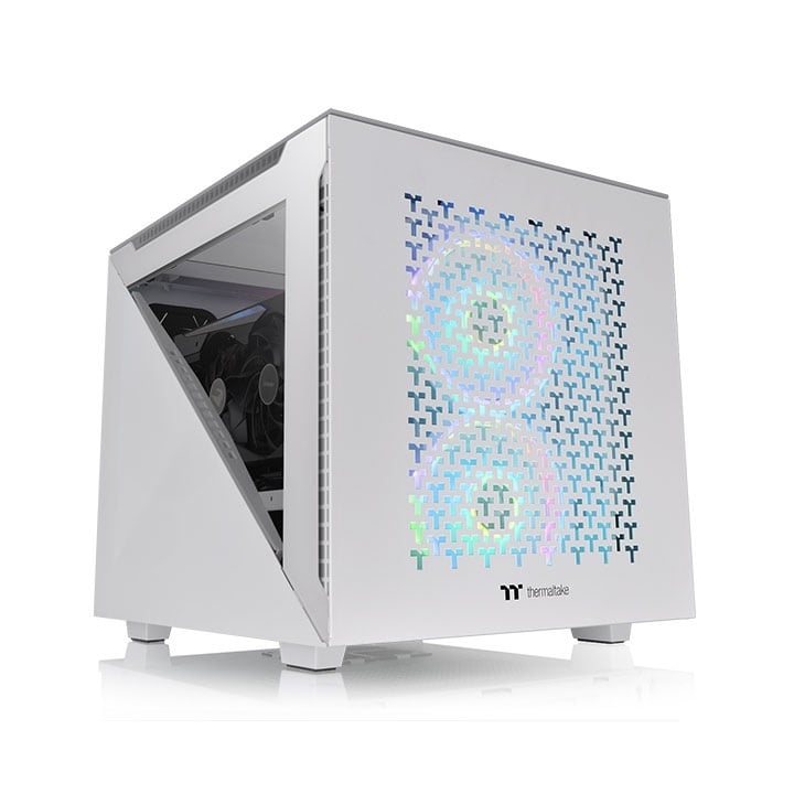 Thermaltake Divider 200 TG Air Snow Micro-ATX Casing image 1
