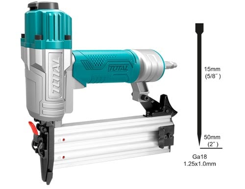 TOTAL Air Brad Nailer TAT83501 – 15-50mmGa18,1.25x1.00mm image 1