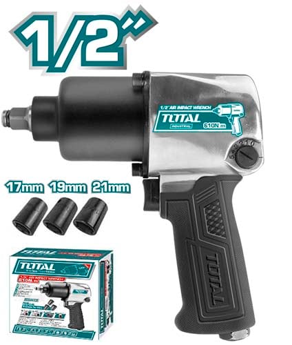 TOTAL Air Impact Wrench TAT40122 – 610Nm(450ft) image 1
