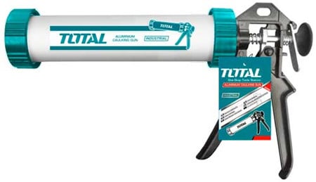 TOTAL Aluminum Caulking Gun THT20109 – 230mm image 1