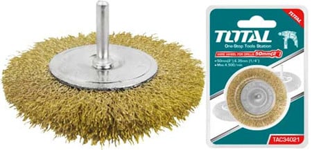 TOTAL Circular Grinding Wire Brush TAC34031 – 75mm, 3" image 1