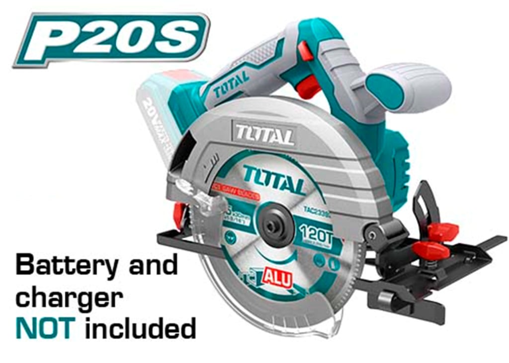 TOTAL Cordless Circular Saw TSLI1651 – 20 image 1