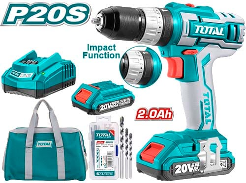 TOTAL Cordless Impact Drill TIDLI2002 – 20 image 1