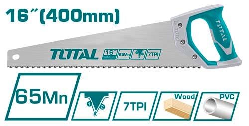 TOTAL Hand Saw THT55166 – 400mm/16" image 1