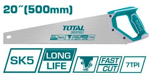 TOTAL Hand Saw THT55206D – 500mm/20" image 1