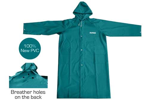TOTAL Rain Coat THTRC031.XXL – PVC+polyester100% image 1
