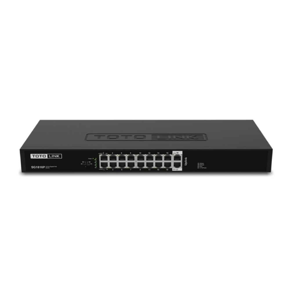 Totolink SG1816P 18 Port Rackmount POE Switch image 1