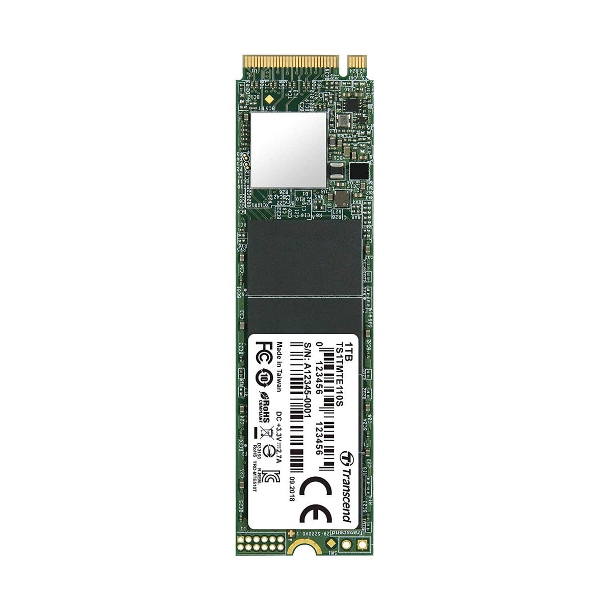 Transcend 110S 1TB NVMe M.2 2280 PCle SSD image 1