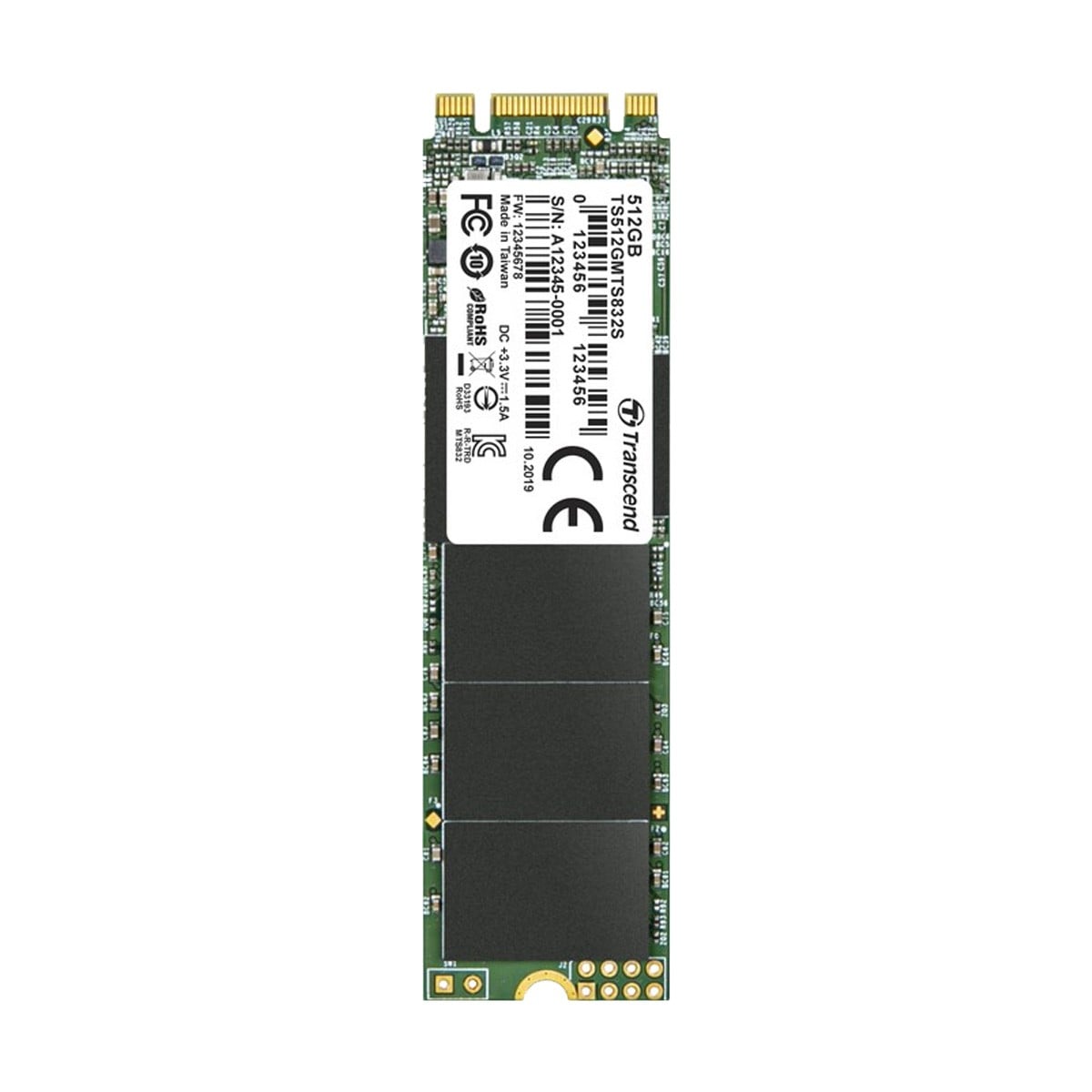 Transcend 832S 512GB M.2 2280 SATAIII SSD image 1