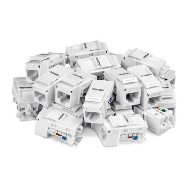 TRENDnet TC-K25C6 Cat6 Keystone Jack (25-Pack) image 1