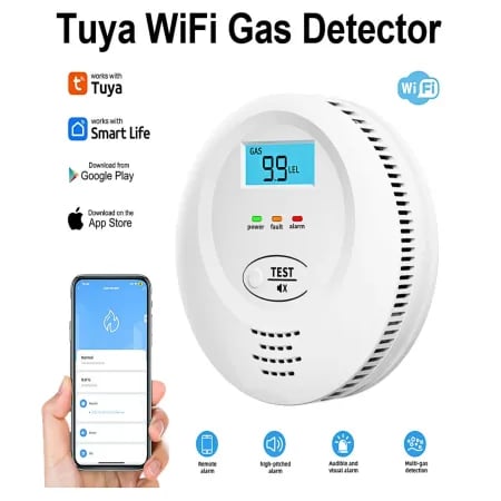 Tuya Smart Gas Detector Alarm System image 1