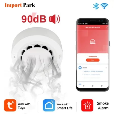 Tuya Smart Smock Detector Alarm System image 1