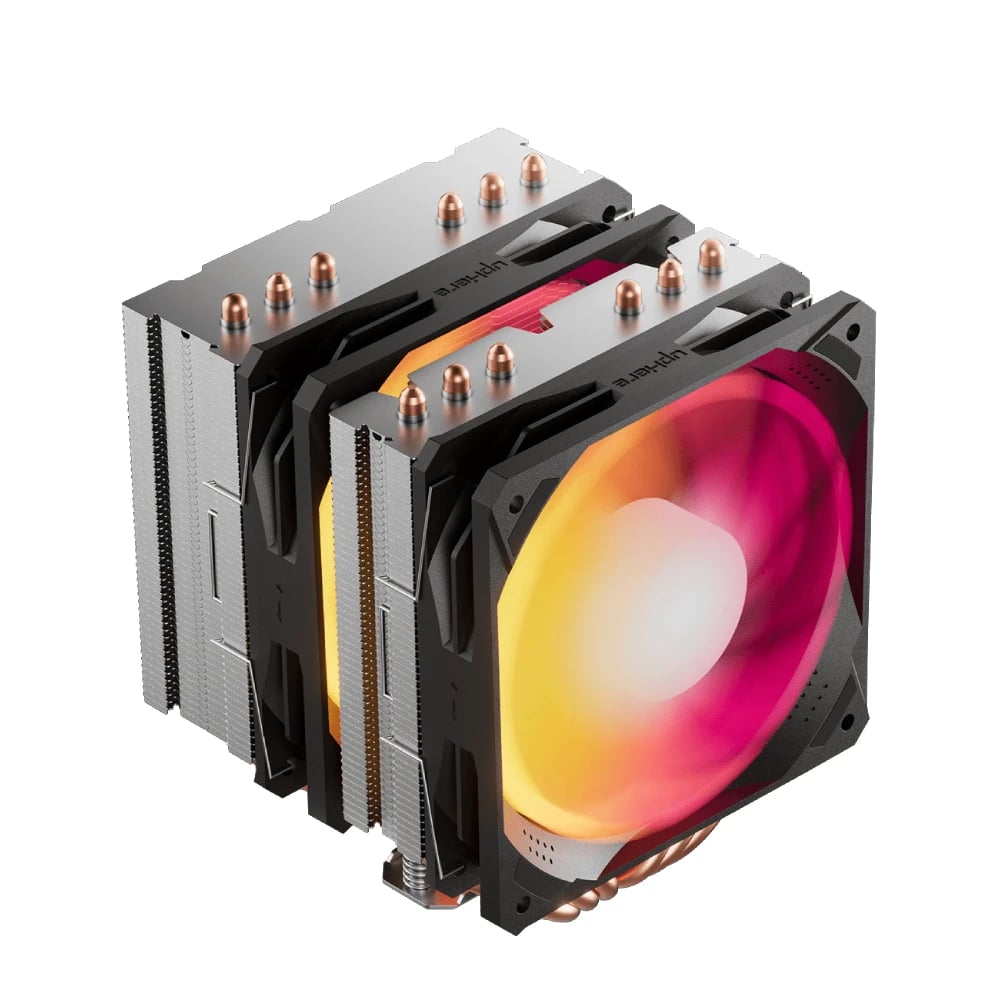 upHere D6SEC ARGB Dual Tower Air CPU Cooler image 1