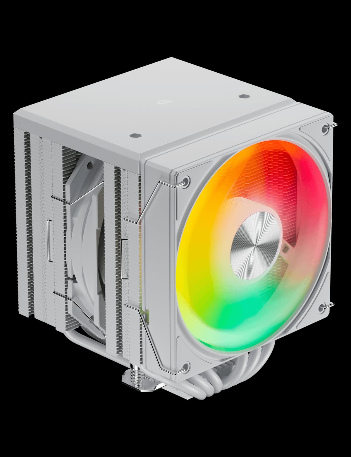 upHere UE2TC6 ARGB Dual Tower Air CPU Cooler image 1
