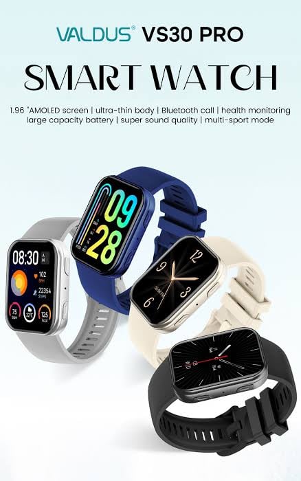 Valdus VS30 Pro AMOLED Fashion Smart Watch image 1