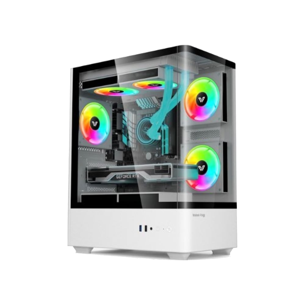 Value-Top NUBIA 20F5W White Micro ATX Gaming Casing image 1