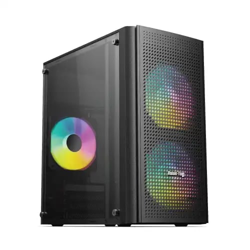 Value-Top VT-M200 Mid Tower Micro ATX Casing With PSU image 1
