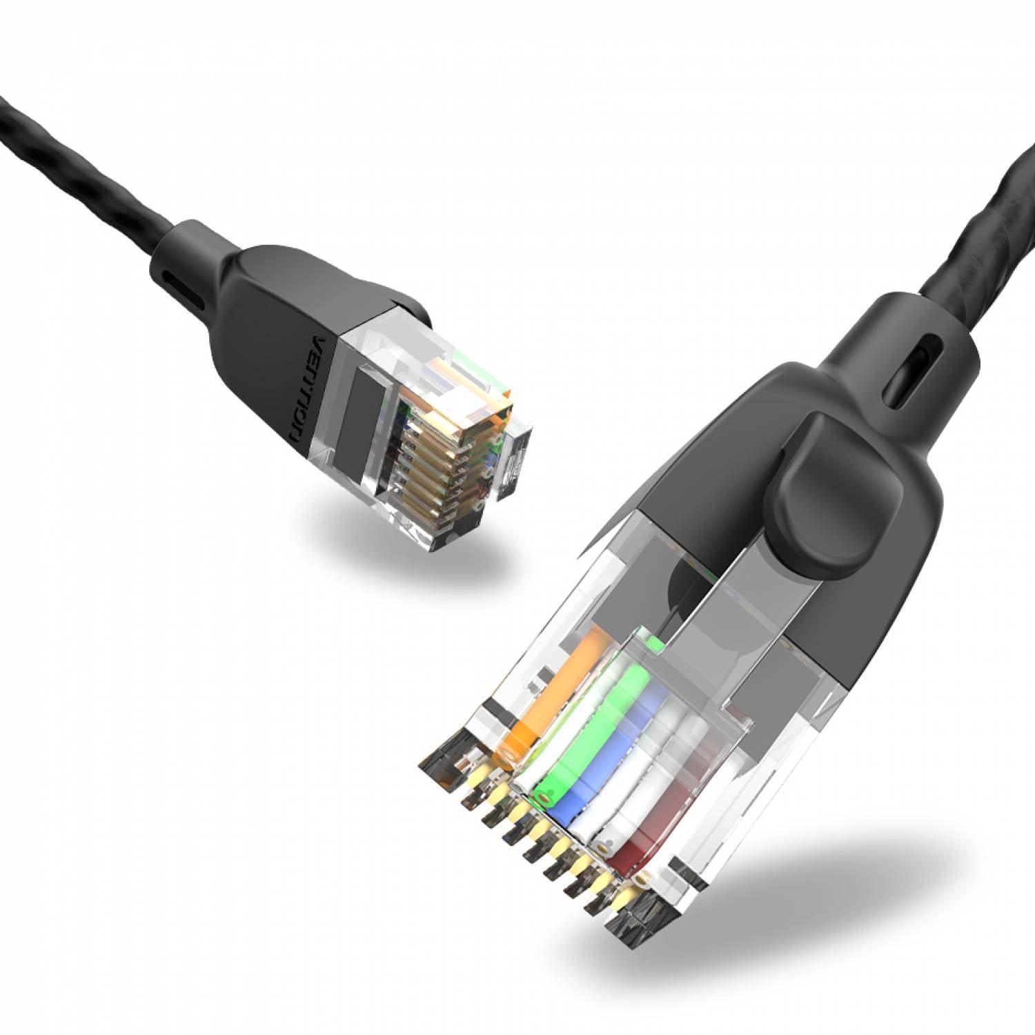 Vention IBIBD Cat 6A UTP 0.5M Slim Patch Cord image 1