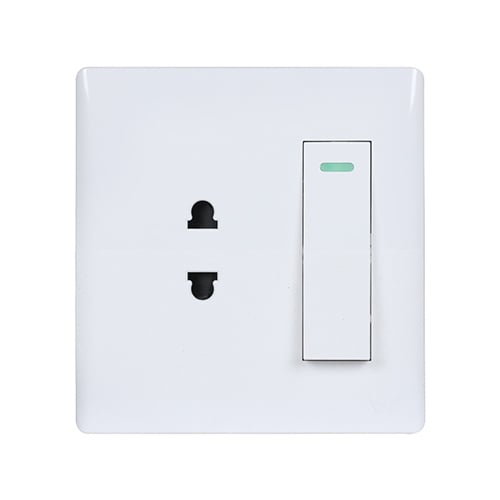 Walton Classic Series 2 Pin Socket with Switch (WCL2PS) image 1