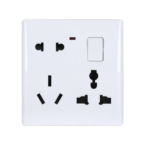 Walton Classic Series 8 Pin Socket with Switch (WCL8PS) image 1