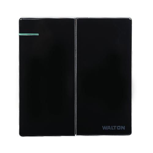 Walton Crystal Series 2 Gang 2 Way Switch (WC2GS2) image 1