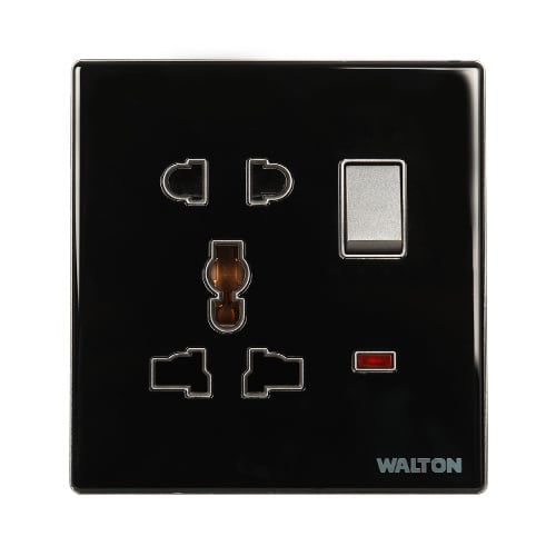 Walton Crystal Series 5 Pin Socket with Switch (WC5PS) image 1