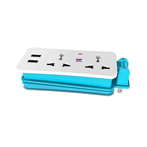 Walton Travel Adapter with 1.4m Cable & USB port (WTA-01) image 1