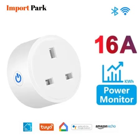 Wifi Smart 3 Pin Plug Socket Flat image 1