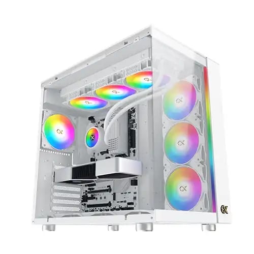 Xigmatek AQUA Ultra Arctic Mid Tower Gaming Case image 1