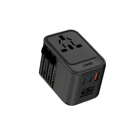 LDNIO Z8 UNIVERSAL ADAPTER 45W (BLACK)