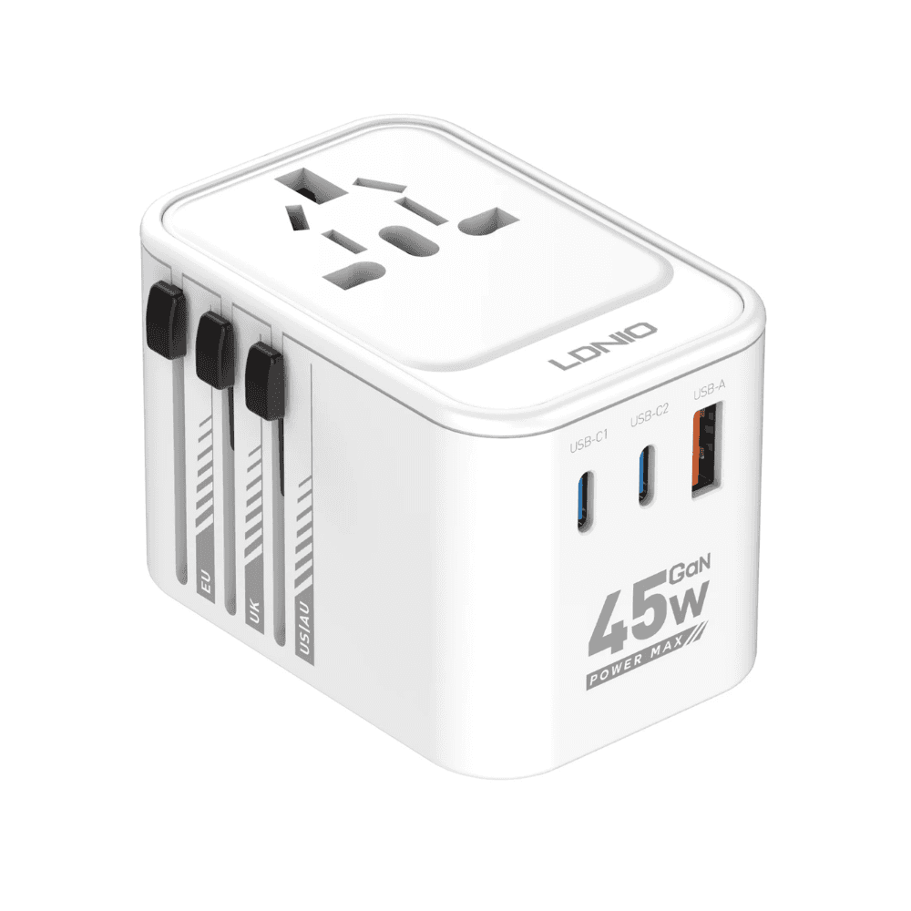 LDNIO Z8 UNIVERSAL ADAPTER 45W (BLACK) - Variant 2
