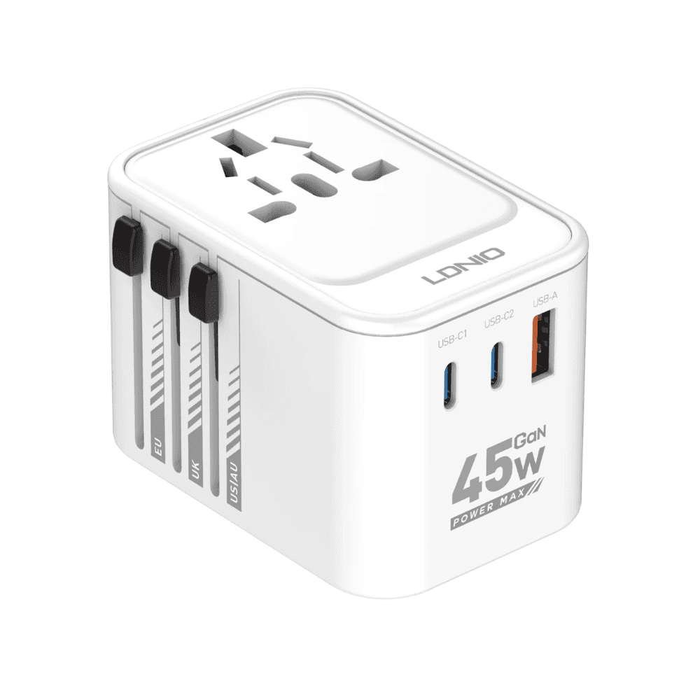 LDNIO Z8 UNIVERSAL ADAPTER 45W (BLACK) - Variant 2