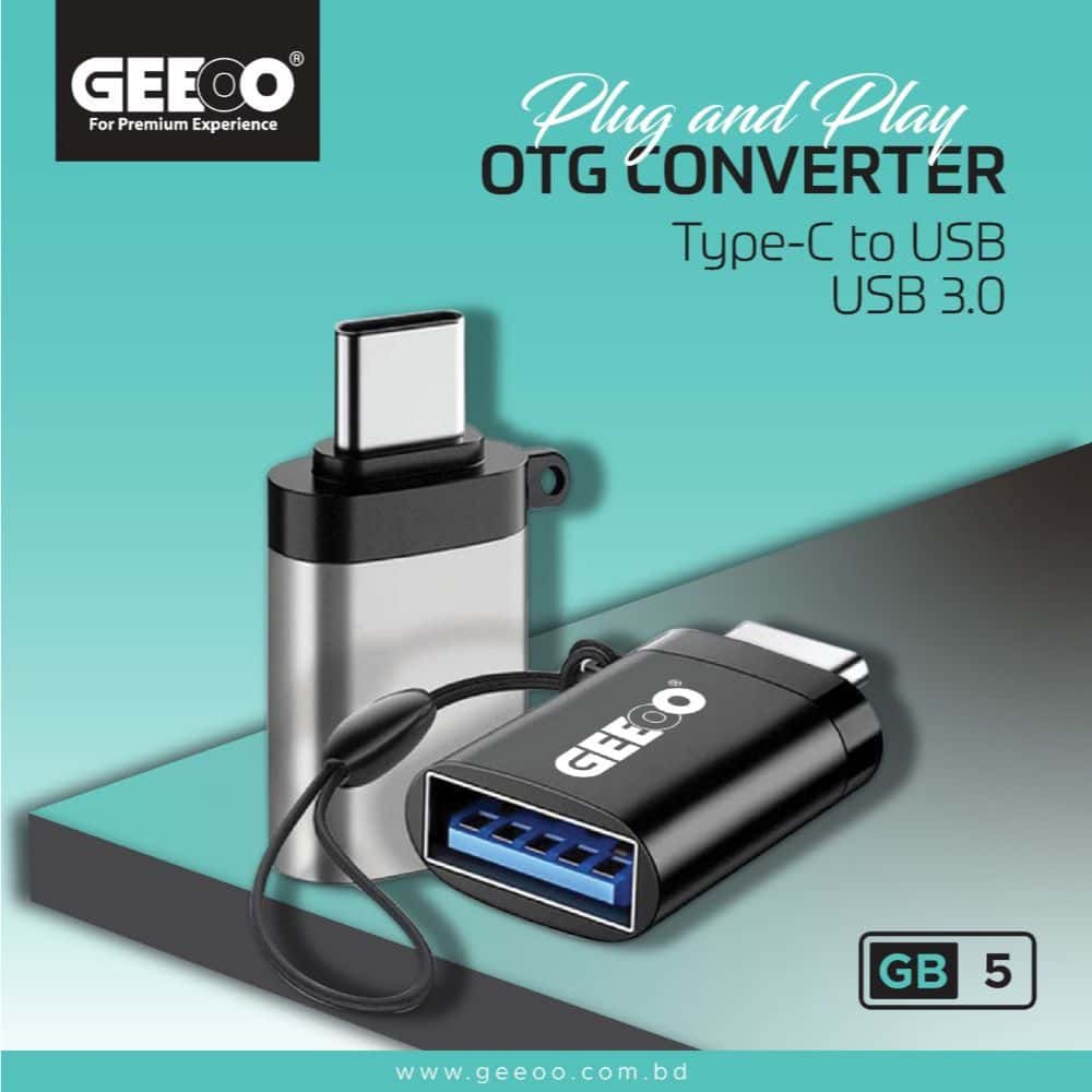 GEEOO Type-C to USB OTG Converter (USB-3.0)
